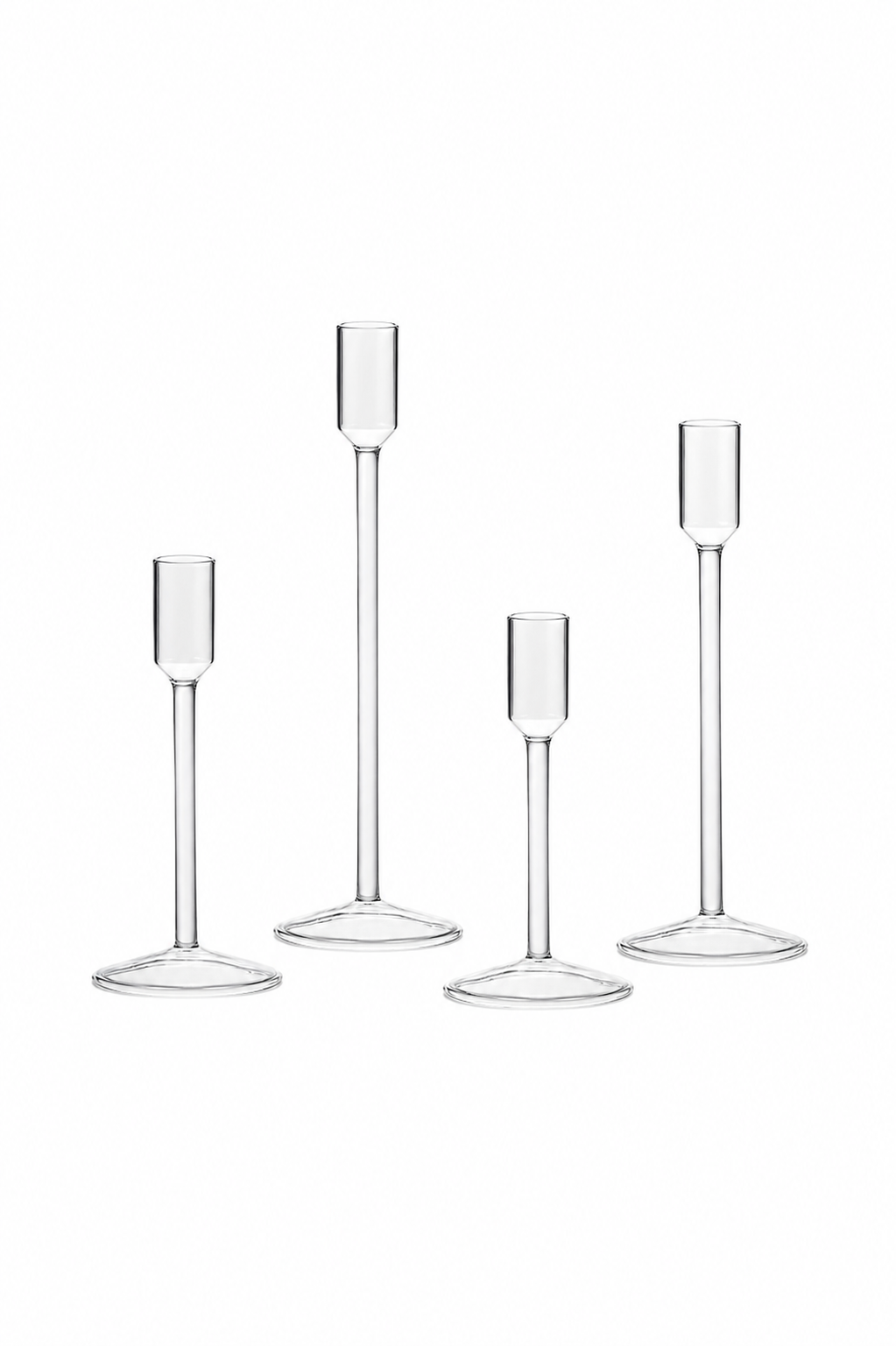 4er Set Kerzenständer