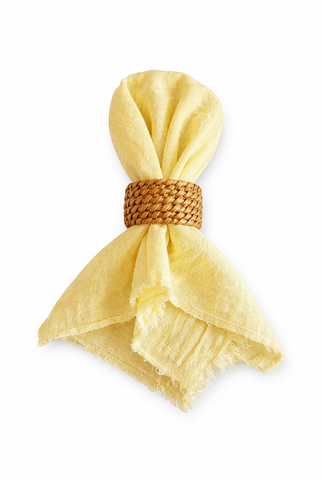 Serviette butter yellow