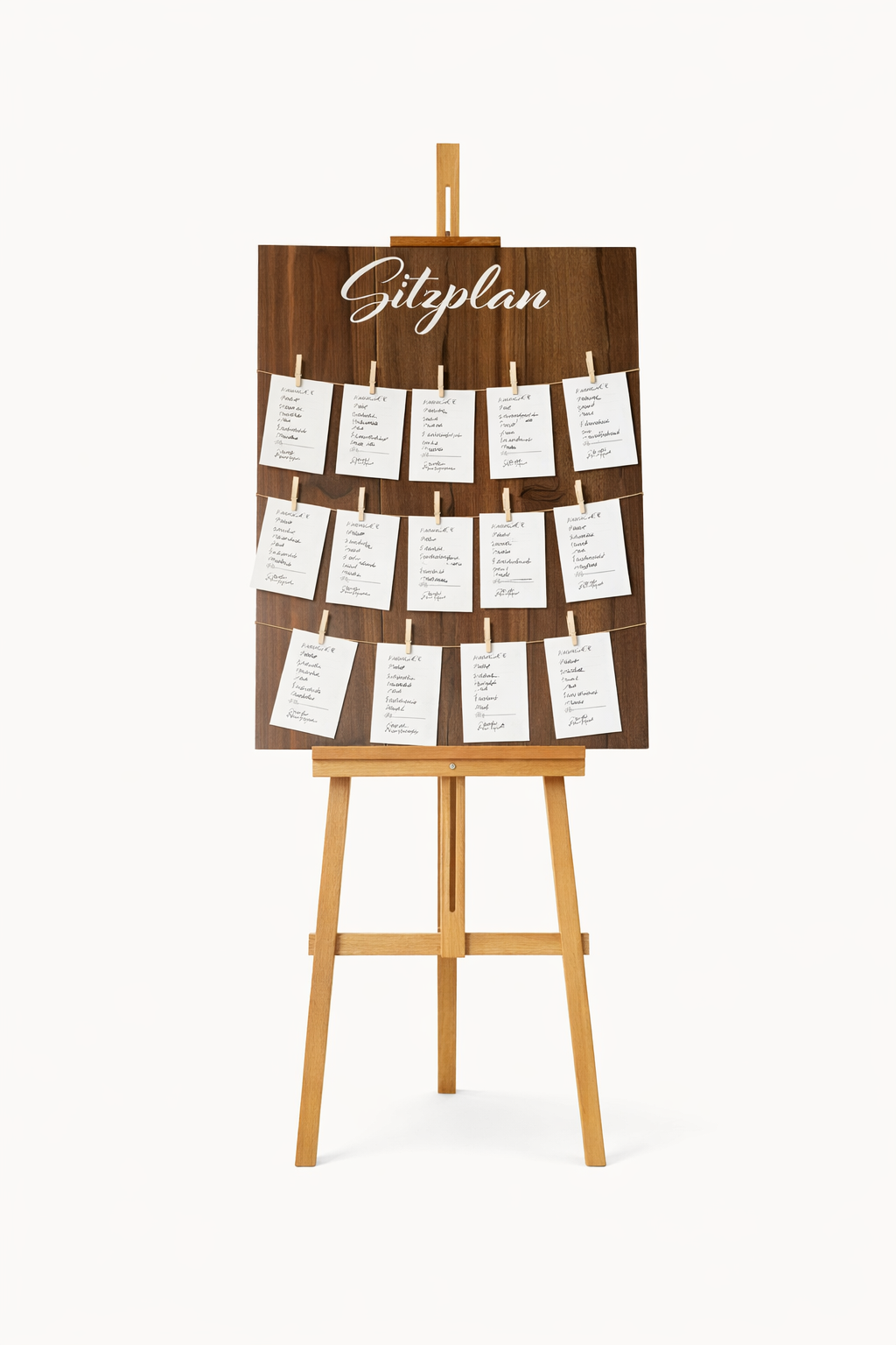 Sitzplan Holz